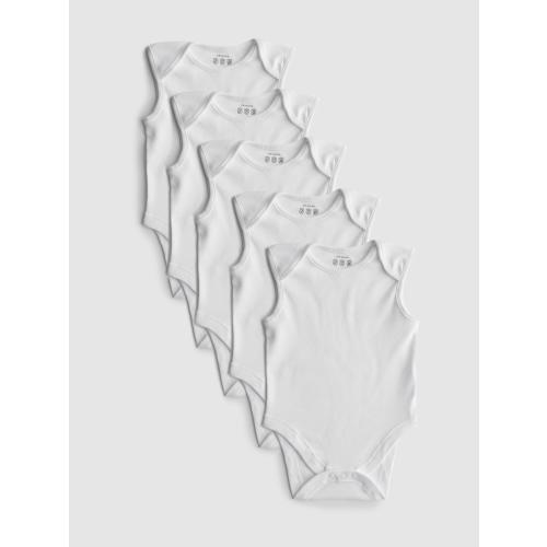 0-36mths | 5pk Sleeveless Bodysuits