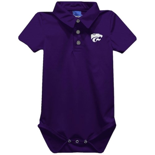Kansas State Wildcats Vive La Fete Infant Polo Bodysuit - Purple