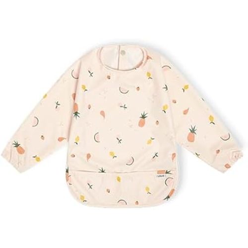 Lalo Long Sleeve Smock Bib, Machine Washable, Waterproof, 6M-2Y