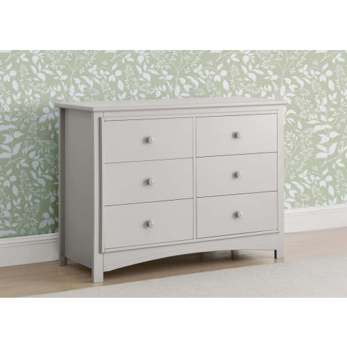 Perry 6 Drawer Dresser with Interlocking Drawers | Delta Children
