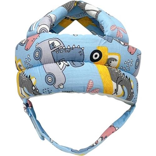 Baby Head Protector Baby Helmet for Crawling Walking, No Bumps Safety Head Adjustable Protective Cap for Walking, Playing (Style 3)