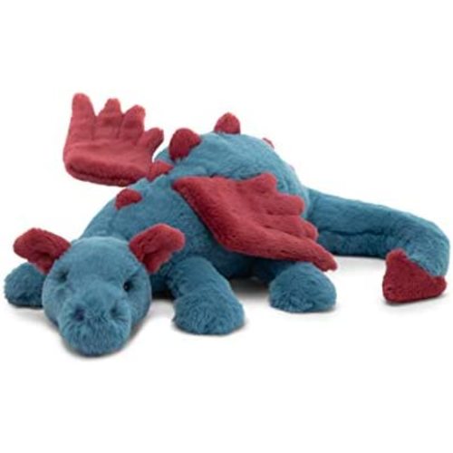Jellycat Dexter Dragon Stuffed Animal, Medium 19 inches