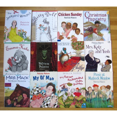 Lot 27 PATRICIA POLACCO Picture Books Tikvah Pink and Say Mrs Katz PB/HB L1