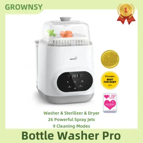 Grownsy Bottle Washer Pro, All-in-One Bottle Washer for Pump | Black Friday Sale TikTok Shop
