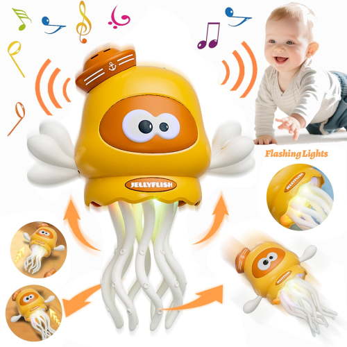 Musical Baby Crawling Toys 6-12 Months, Infants Toys for Babies 0 3 6 9 12 Months, Boys Girls Baby Toys for 12 24 Months