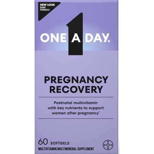 One A Day Postnatal Vitamins for Women, Postnatal Multivitamin with Folic Acid, Omega-3 DHA, B Vitamins, Support Immune Health, Breastfeeding, Post Partum Essential Nutrients for Women, 60 Ct