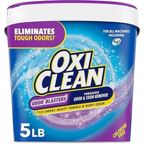 OxiClean Odor Blasters Versatile Odor and Laundry Stain Remover Powder, 5 lb