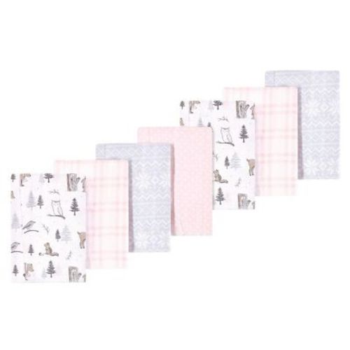Luvable Friends Hudson Baby Flannel Burp Cloths 7pk