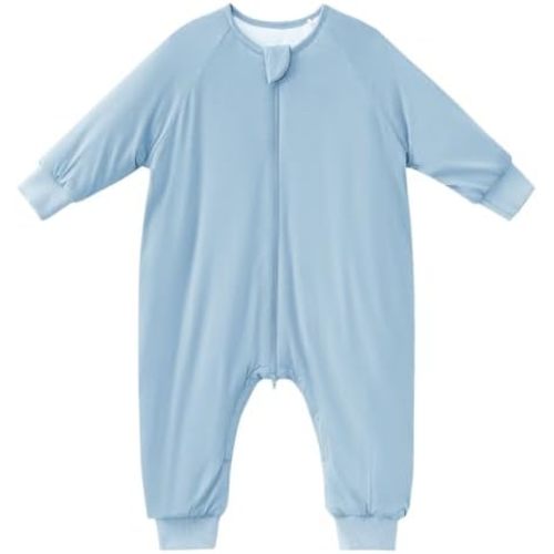 Unisex Baby Toddler Sleep Sack 1.0 TOG Viscose from Bamboo Sleeping Bag Infant Boys Girls Wearable Blankets with Legs