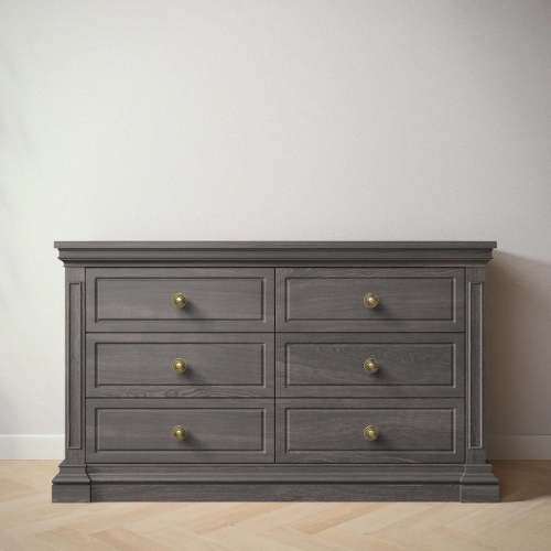 Silva Jackson 6 Drawer Dresser  - Aqua Gray