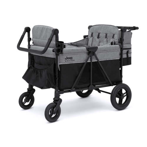 Jeep Wrangler Deluxe 4 Seater Stroller Wagon by Delta | Delta Children