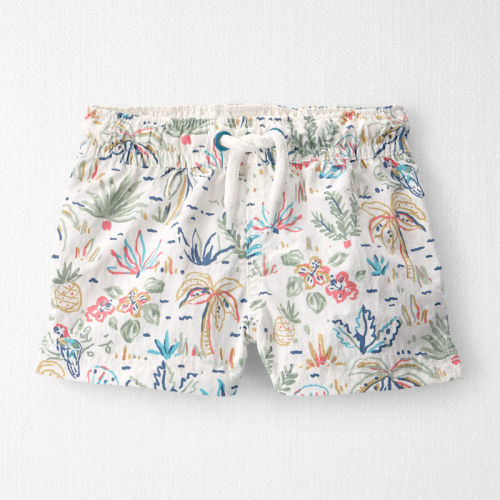 Baby Boy Recycled Swim Trunks in Tropical Paradise Print | Carter’s Oshkosh Canada