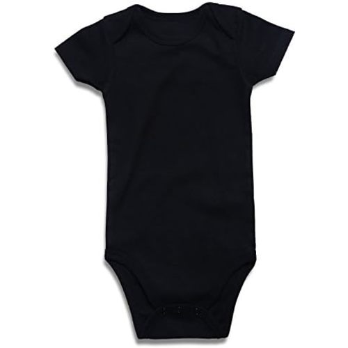 ROMPERINBOX Unisex Baby Onsies Solid Baby Bodysuit Romper Blank for 0-24 Months Boys Girls