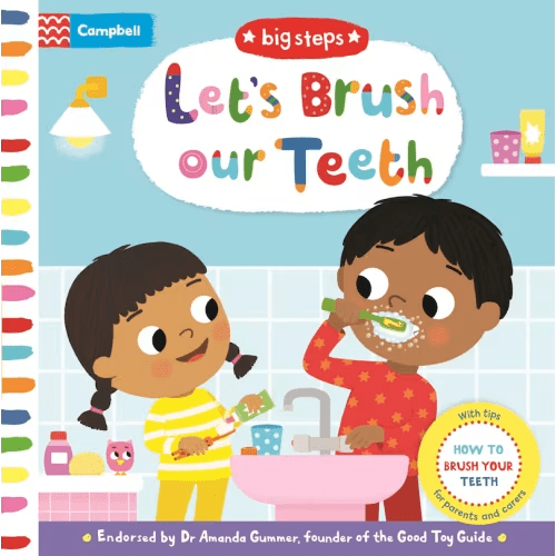 Big Steps: Let's Brush Our Teeth: How To Brush Your Teeth (Board Book) | Indigo