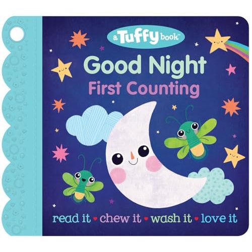 Tuffy Good Night: Washable, Chewable, Unrippable Pages With Hole For Stroller Or Toy Ring, Teether Tough (A Tuffy Book)