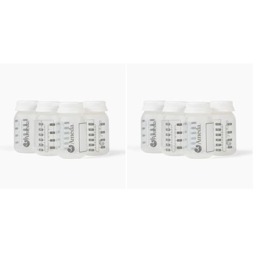 Ameda Breast Milk Storage Bottles (Pack of 2)