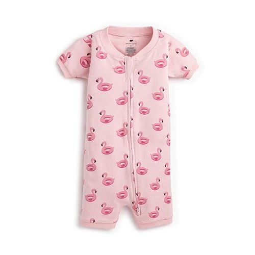 MONICA + ANDY Baby Shorty Pajamas, 100% Organic Baby Clothes for Girls & Boys, Sizes For Newborn, Infant & Toddler