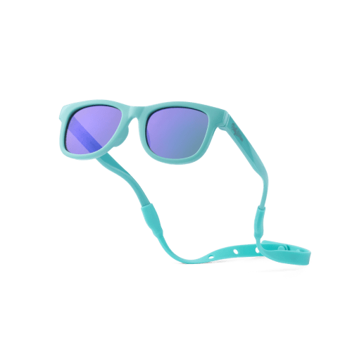 Polarized Baby Sunglasses with Strap 0-24 Months – Sky Blue