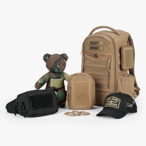 Father's Day Loadout | Tactical Diaper Bag Backpack, Fanny Pack, Cooler, Teddy | Tactical Baby Gear