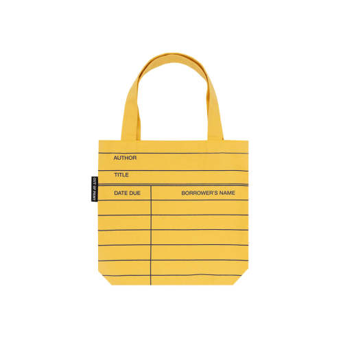 Library Card mini tote bag