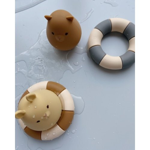 Konges Sloejd | Silicone Bath Toy - Swim Rings Buddies (pack of 2)