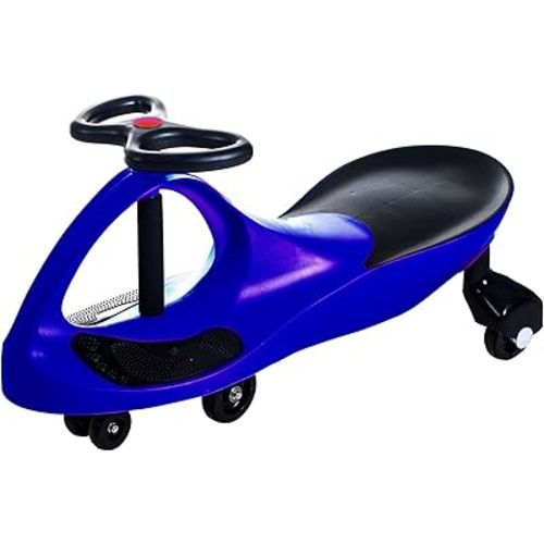 Wiggle Car - Ride on Toy for Ages 3 and Up - Toddler Ride on Toys with no Batteries, Gears, or Pedals Just Twist, Wiggle, and Go by Lil’ Rider (Blue)
