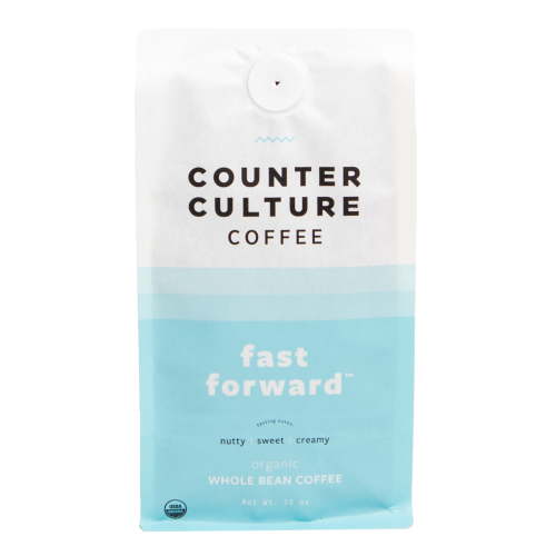 Counter Culture Coffee Fast Forward Blend, Organic, Whole Bean Coffee, 12 oz