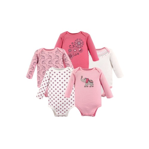 Soft Cotton Long-Sleeve Bodysuits