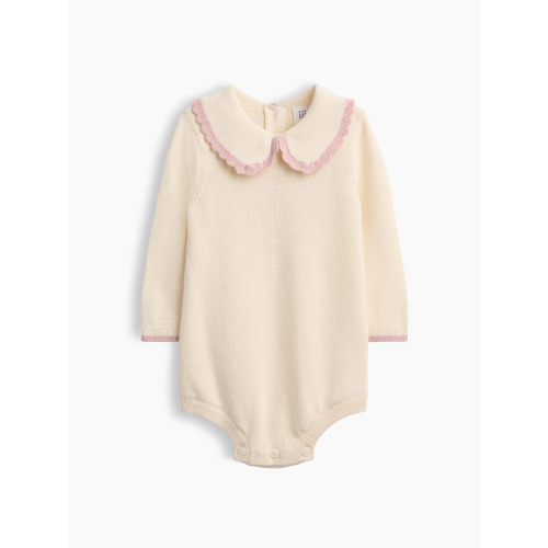 Baby Collared Sweater Bodysuit