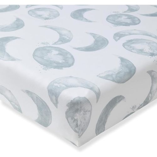 Burt's Bees Baby Organic Cotton Fitted Crib Sheet, Unisex Baby Beddings