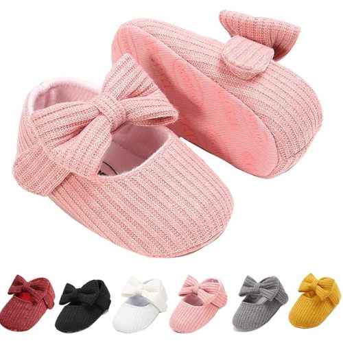 Ohwawadi Infant Baby Boys Girls Slippers Cozy Fleece Booties Soft Bottom Warm Cartoon Socks Newborn Crib Shoes