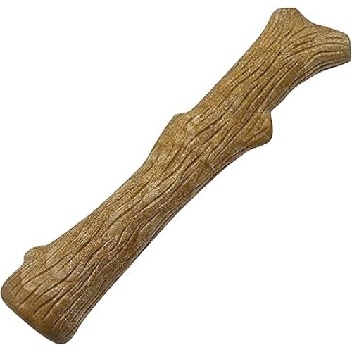Petstages Dogwood Durable Dog Chew Toy, Medium - Long Lasting Chew Stick Made with Real Wood - USA Made, M