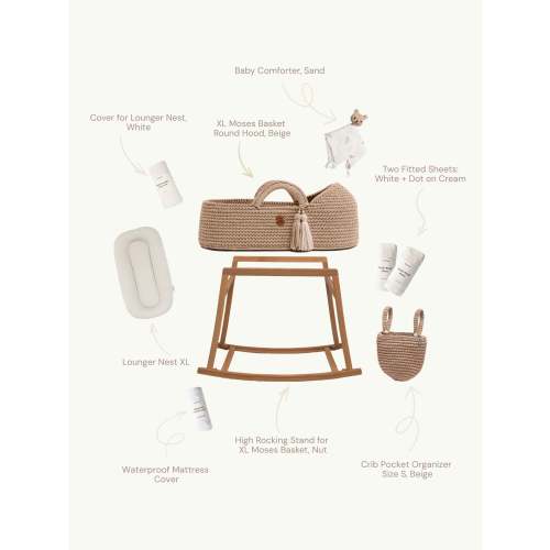 Premium Moses Basket Set XL