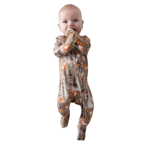 Posh Peanut Convertible Baby Sleepers - Boys Footless Baby Pajamas with 2 Way Zipper for Easy Diaper Changes