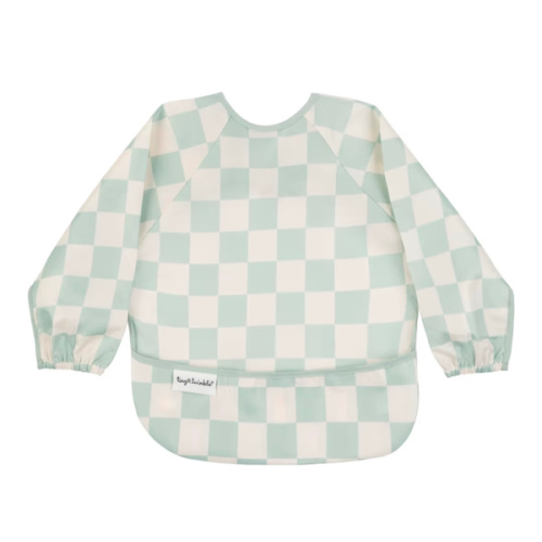 Tiny Twinkle Long Sleeve Bib for Babies & Toddlers | Waterproof Smock Bib for Eating | Machine Washable & Mess-Proof Feeding Essentials | Newborn Shower Gift (Ocean Life, 2-4Y)