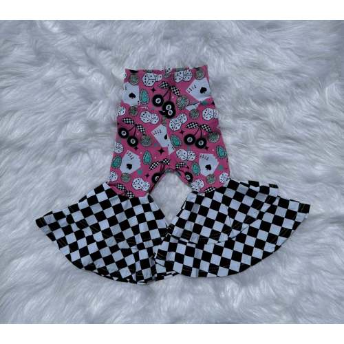 Pink Cowgirl Luck Double Bell Bottoms