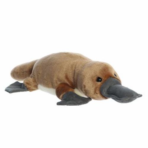 Aurora Large Bindi Platypus Flopsie Adorable Stuffed Animal Brown 15.5"