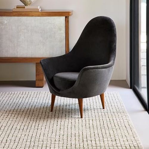 Nuloom Melrose Green Checkered Hand Tufted Wool Area Rug, 8' x 10' | Nuloom Melrose Checkered 8' x 10' Wool Area Rug for Living Room Bedroom Dining Room, Green