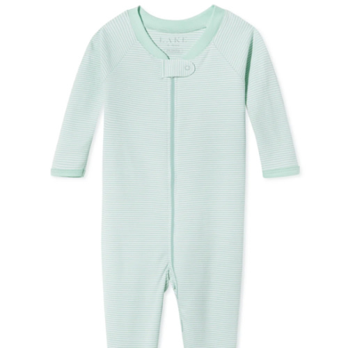 LAKE | Baby | Pima Cotton Pajamas | Parisian Green Baby Sleeper