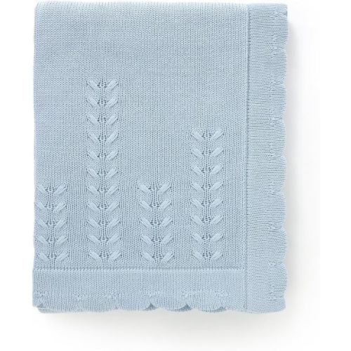 Cotton Baby Blanket Newborn Breathable Knit Receiving Blanket