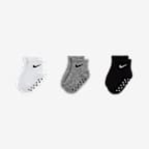 Nike Baby Swoosh Ankle Gripper Socks (3-Pairs). Nike.com