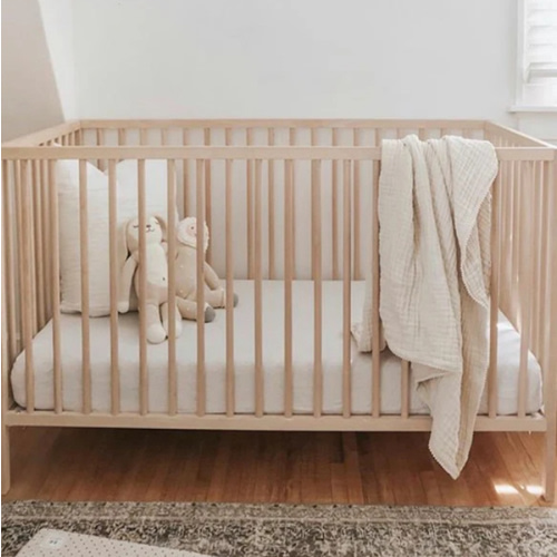 Ultra-Soft Bamboo Crib Sheet in White | Cozy Earth