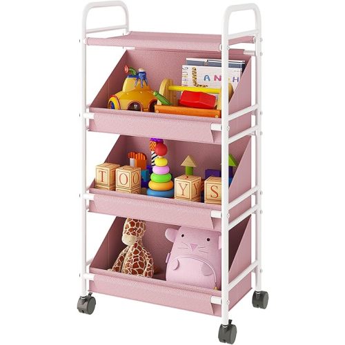 Utility Rolling Fabric Storage Rack