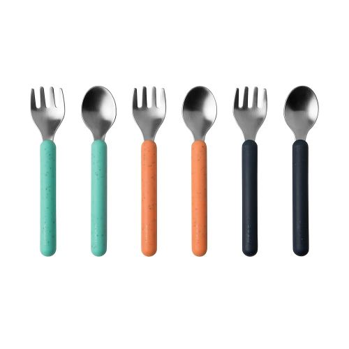 Boon Chow Silicone Plate Set - 3 Unbreakable Divided Toddler Plates - Baby Plates for 6 Months and Up - Baby Led Weaning Supplies - Mint Multicolor