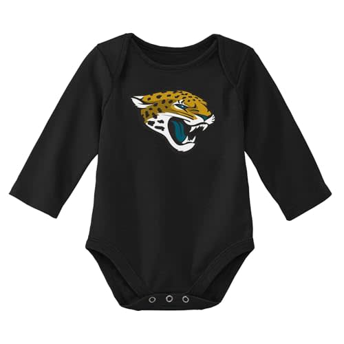 Outerstuff NFL Newborn & Infants 0-24 Months Official Primary Logo Long Sleeve Creeper Bodysuit Romper