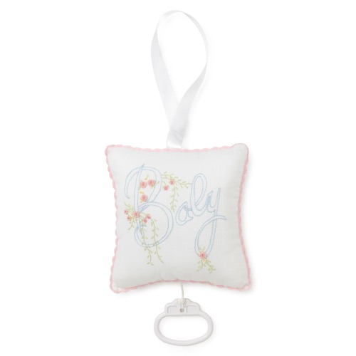 Embroidered Musical Pillow