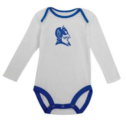 NCAA Duke Blue Devils Infant Boys' 2pk Long Sleeve Bodysuit