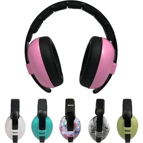 Banz Bubzee Baby Headphones for Noise Protection - Baby Ear Muffs, Newborn Infant & Toddler, 0 to 36 Months, Adjustable