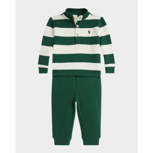 Boy's Estate Rib Top & Pants Set, Size 3M-24M
