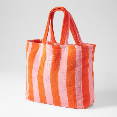 Cabana Stripe Terry Beach Tote